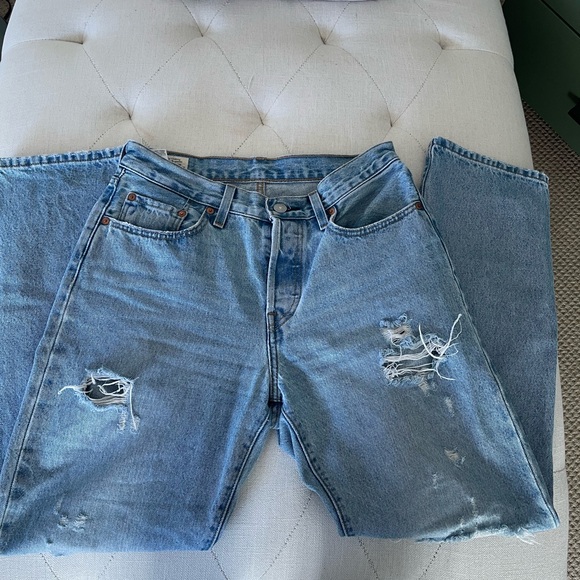 LEVI - 501 Ripped Jeans - Picture 3 of 5